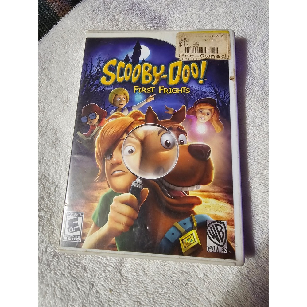 Scooby-Doo! First Frights Wii Game Explore Spooky Levels‎ Solve Mysteries